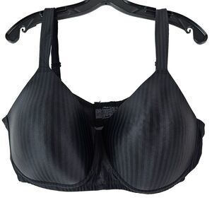 Playtex Black Wire Free Minimizer‎ Bra Smooth Cup 44D Style #4707